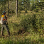 Jonathan Enfinger guiding a quail and pheasant hunt.